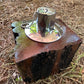 Recycled Wooden Oil Burner Small 101