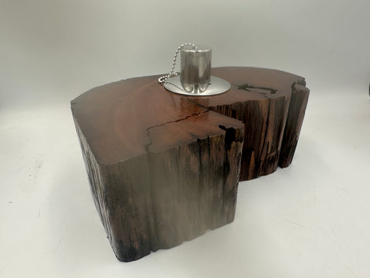 Recycled Wooden Oil Burner Large 40