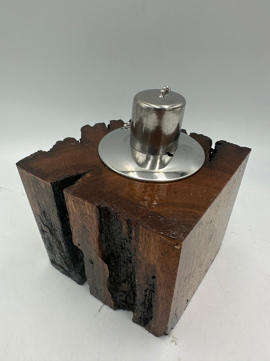 Recycled Wooden Oil Burner Small 107