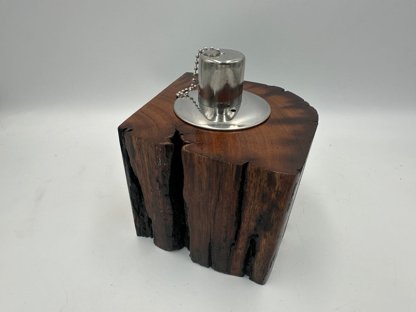 Recycled Wooden Oil Burner Small 102