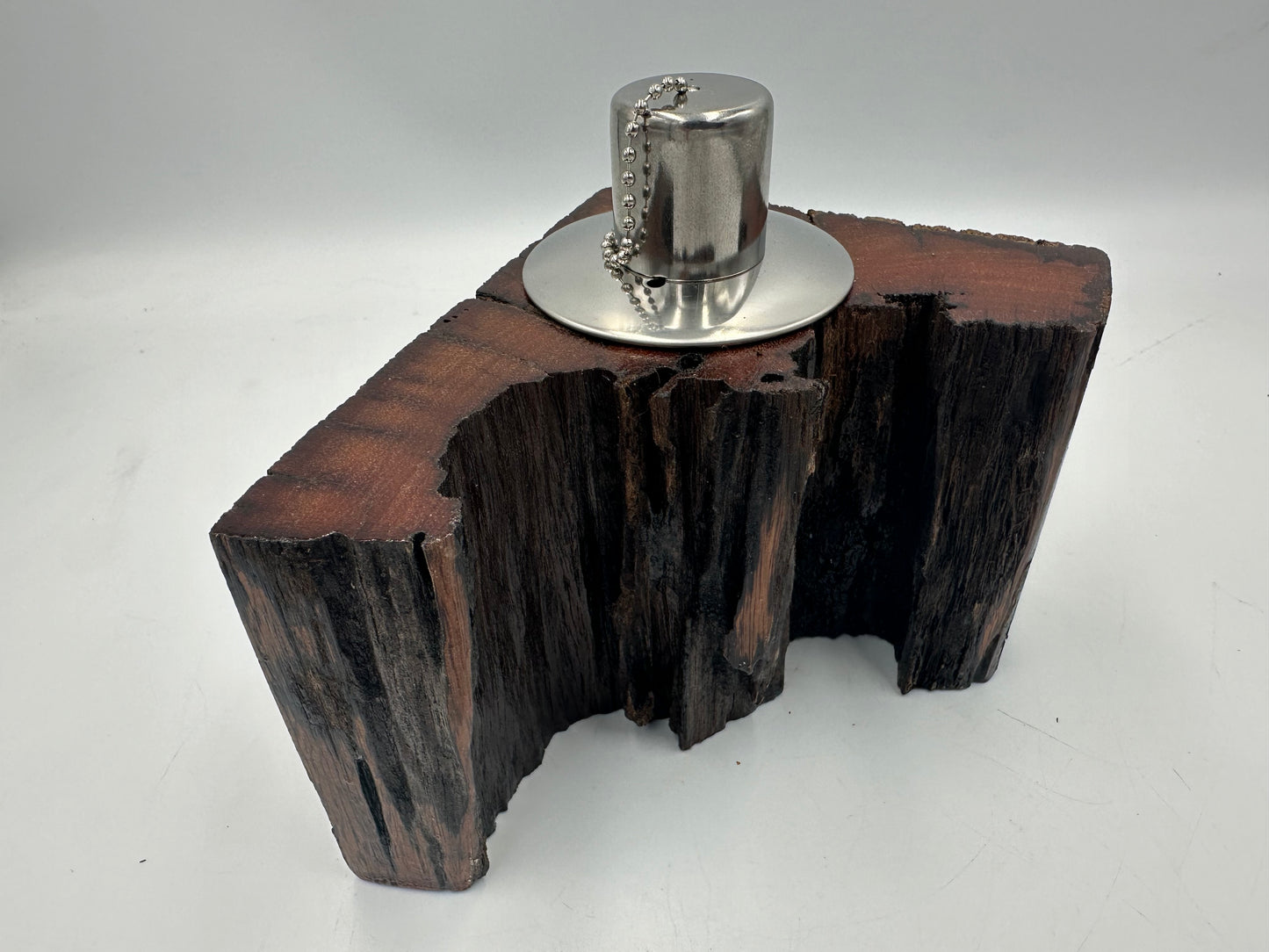 Recycled Wooden Oil Burner Small 68