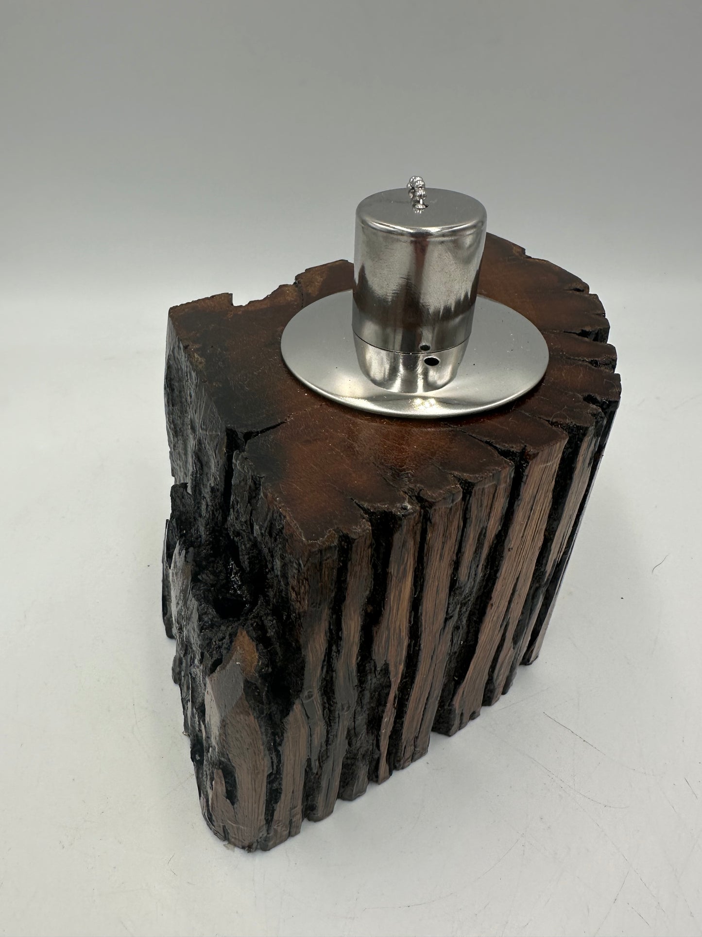 Recycled Wooden Oil Burner Small 101