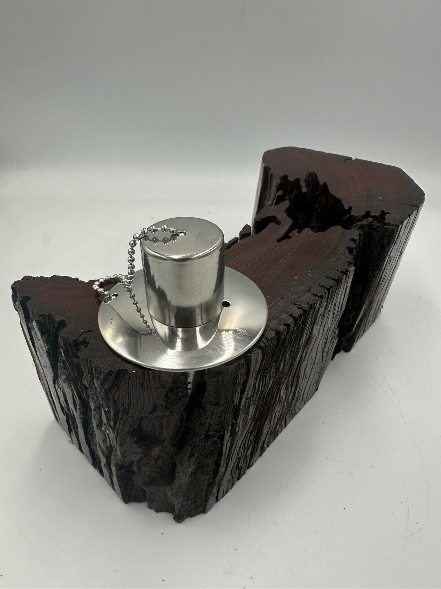 Recycled Wooden Oil Burner Large 8