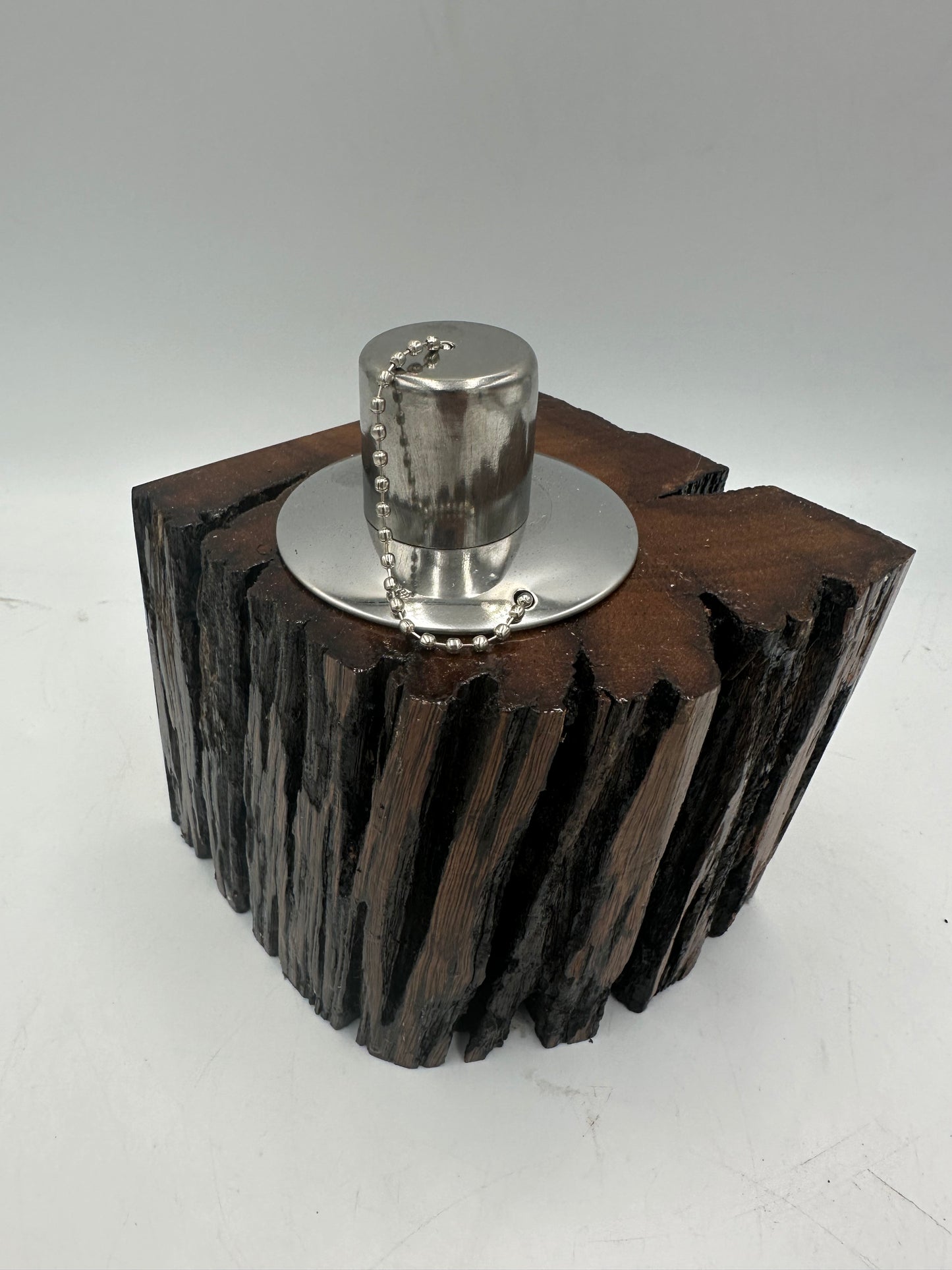 Recycled Wooden Oil Burner Small 107